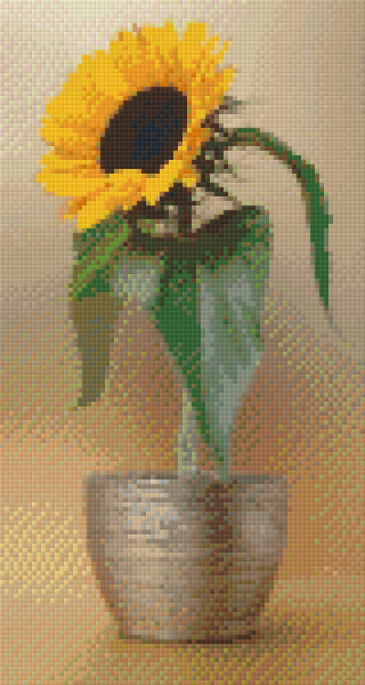 Sunflower Six [6] Baseplate PixelHobby Mini-mosaic Art Kits